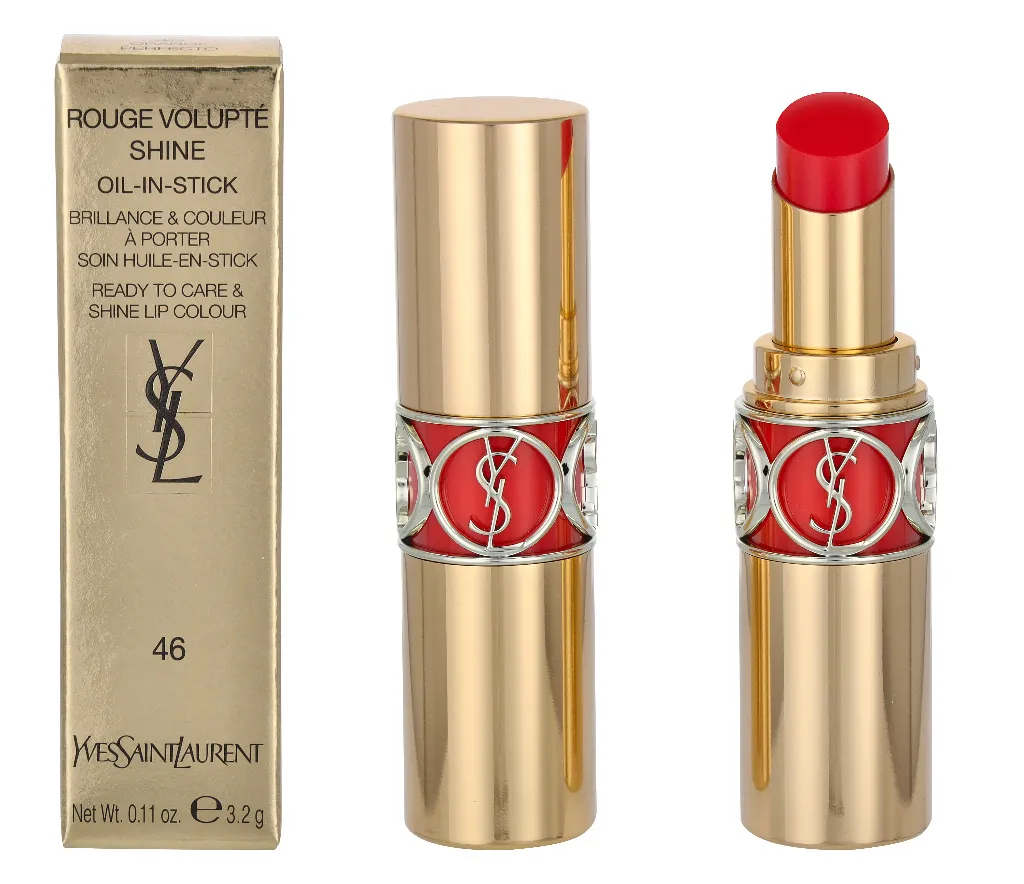 Rouge à Lèvres Corail Orange Perfecto YSL 46 pour un Maquillage Frais