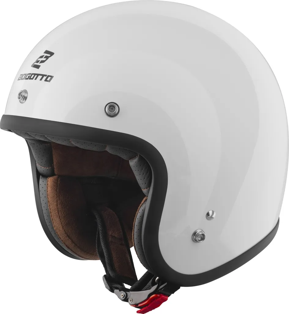 Casque Jet Ouvert Bogotto H541 Blanc M - Parfait pour l'Été et la Ville