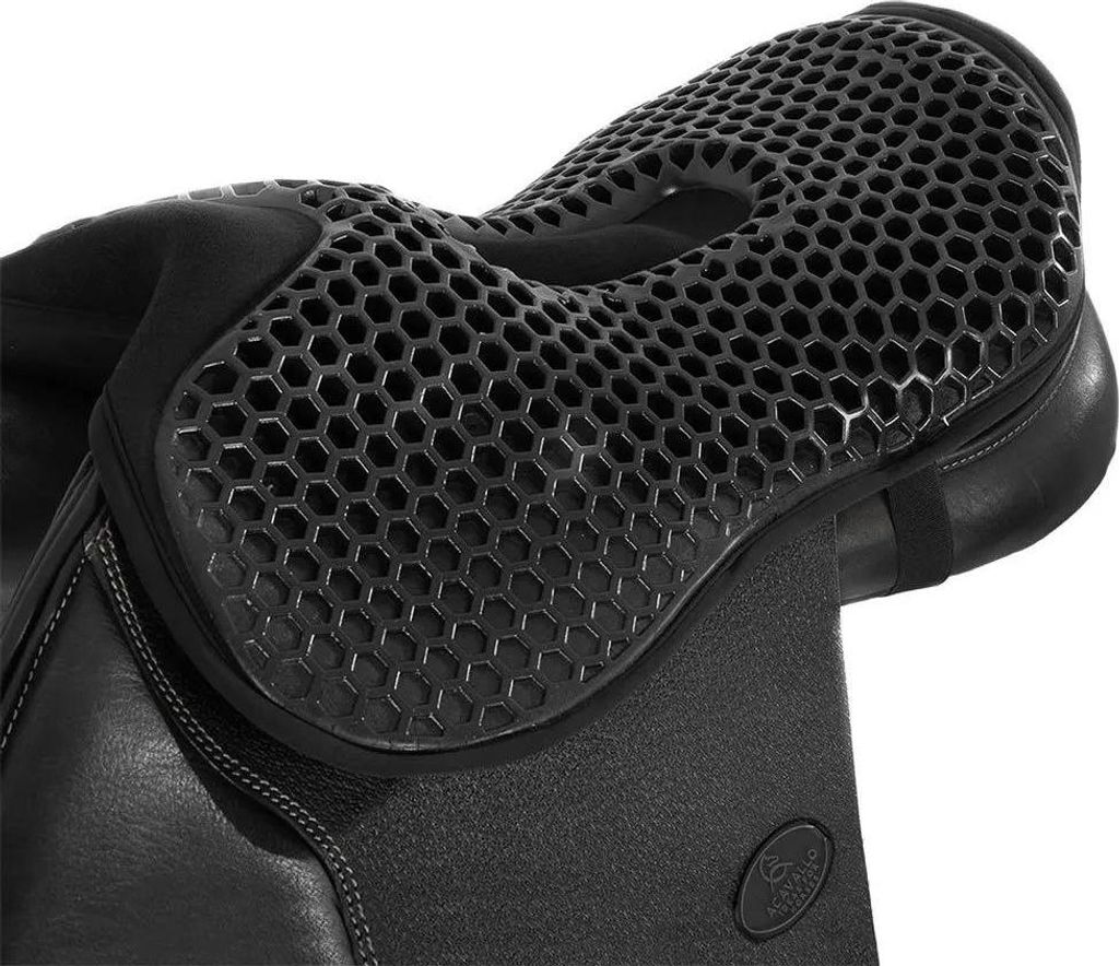 Acavallo Sattelsitzkissen Jump Gel Out Ortho-Pubis 20mm, Größe:M, Farbe:schwarz