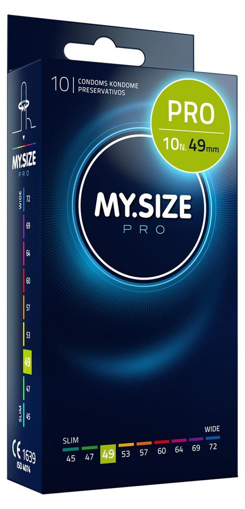 MY.SIZE PRO Preservativi Elite taglia 1, 49 mm, 10 Immagine del prodotto 