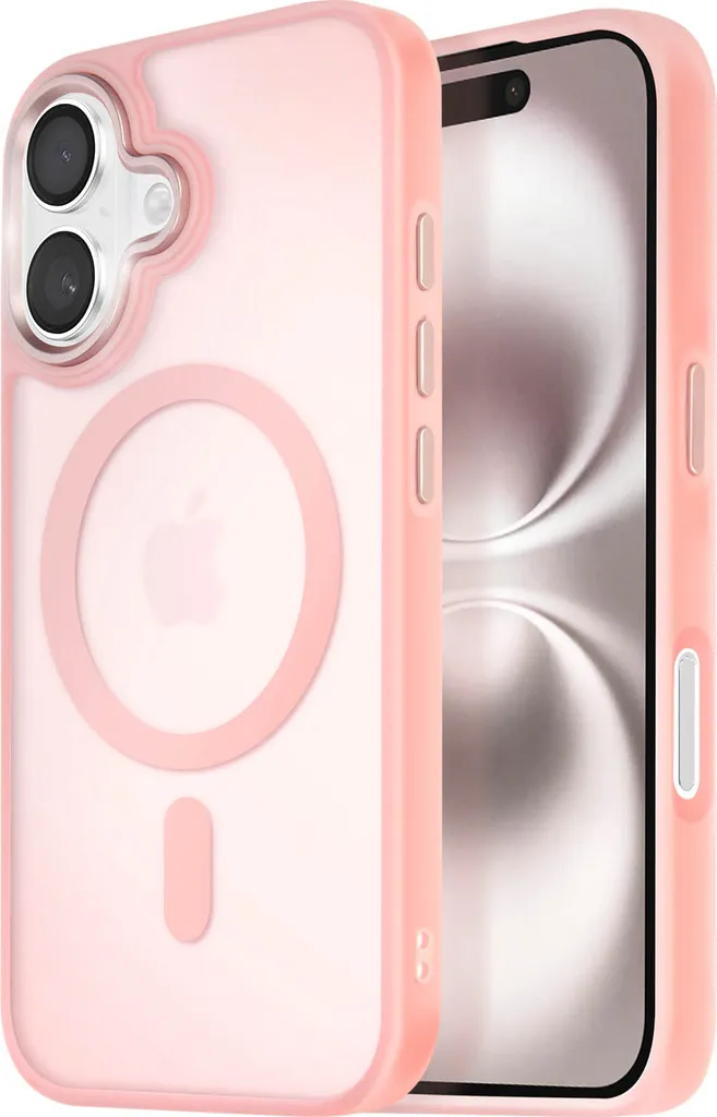 Avizar, custodia MagSafe per Apple iPhone 16 Frost Colour, rosa
