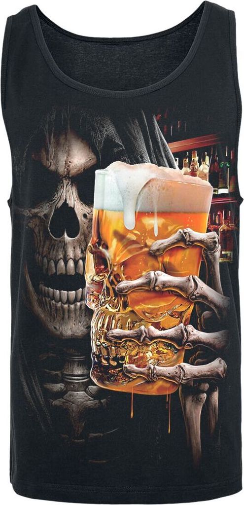 Spiral Tank-Top Herren Live Loud schwarz S