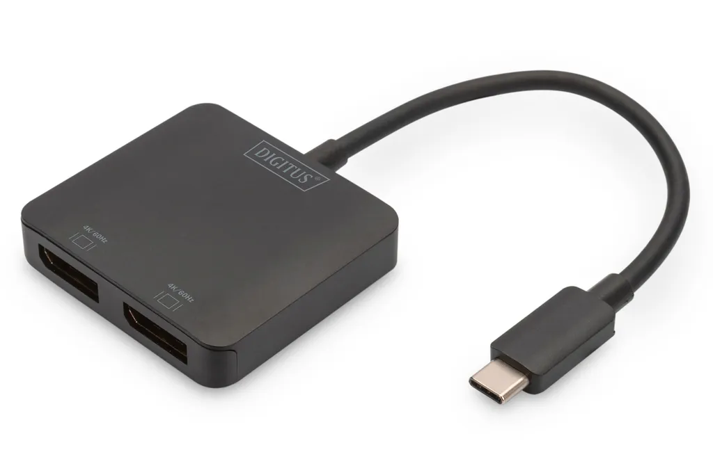 Station multi-écran USB-C vers DisplayPort Digitus pour bureau et pro