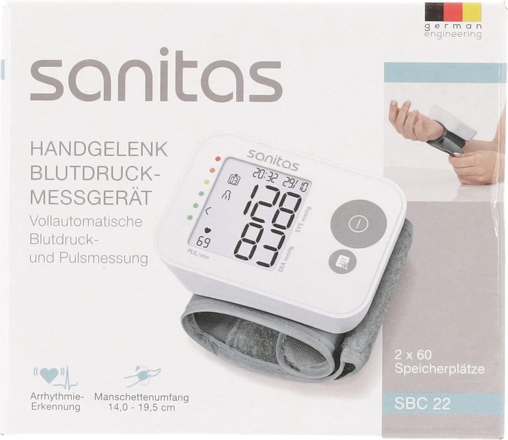 Handgelenk-Blutdruckmessgerät SBC 22 Produktbild 10