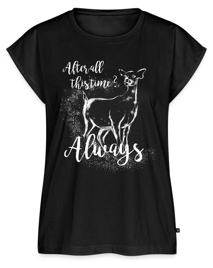 Spreadshirt Harry Potter After All This Time Always Frauen Casual T-Shirt, XL, Schwarz