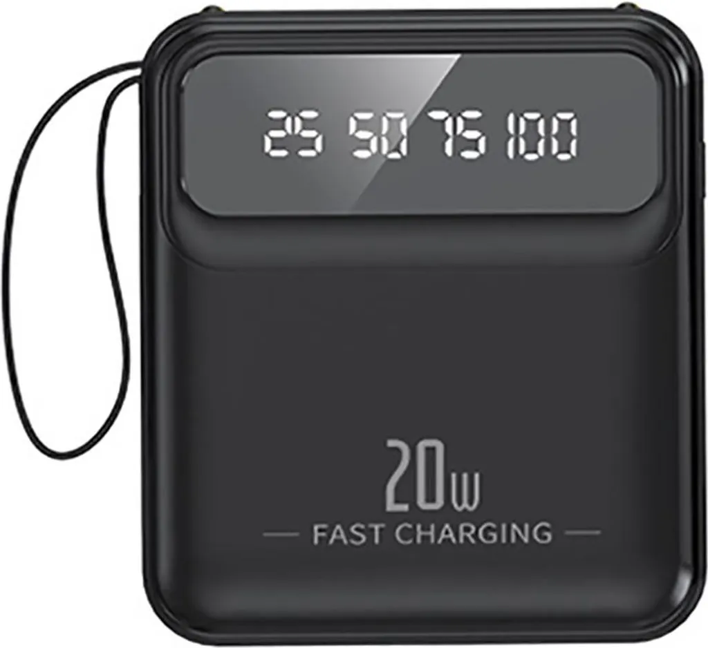Batterie 10000mAh 20W Avizar : Ne tombez plus jamais en panne Noir