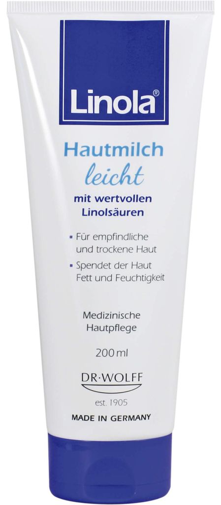 Linola Lait pour la peau léger, 200 ml de lotion Image du produit 