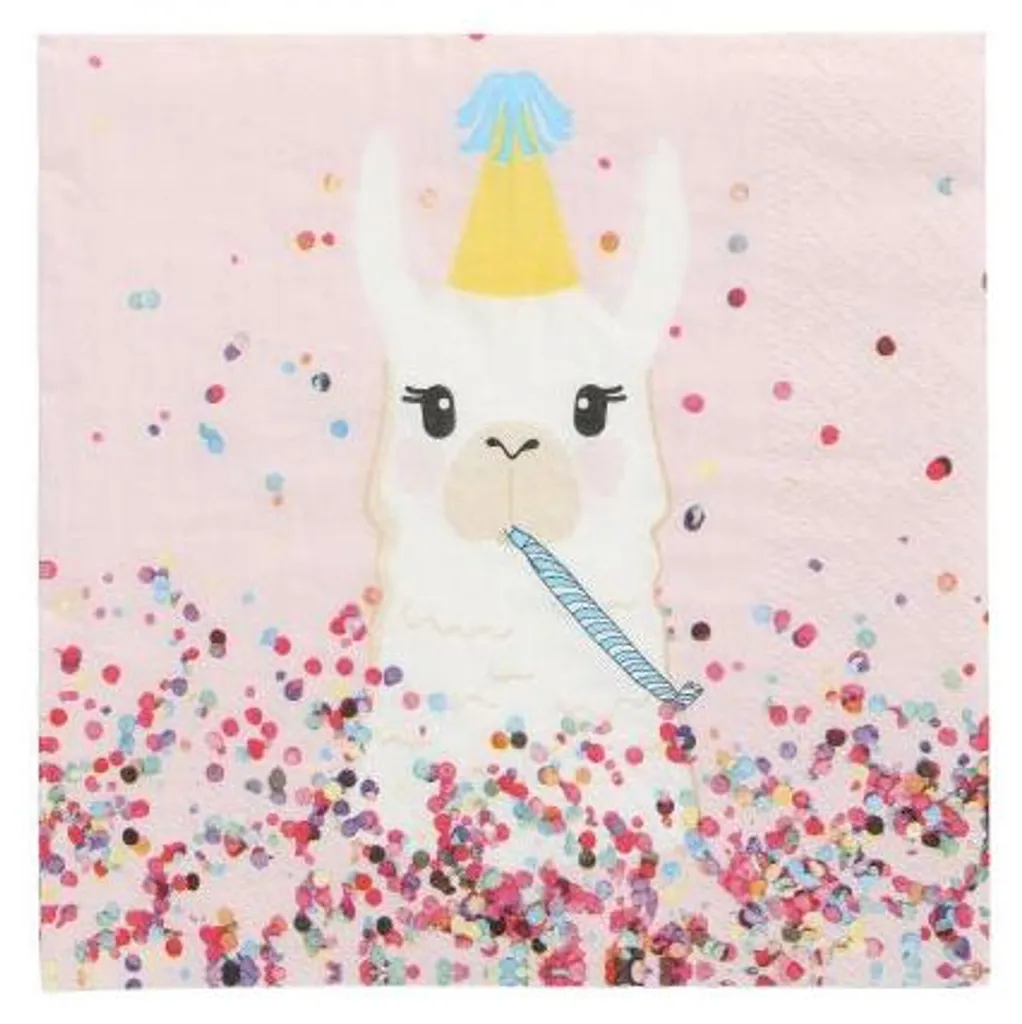 Finissez-en avec les Taches : Serviettes Llama Party Absorbantes et Fun