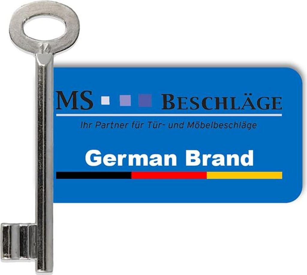 Buntbartschlüssel Ersatz für MS Beschläge Kastenschlösser – Produktbild 