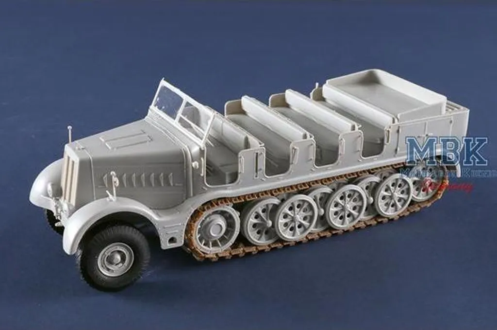 Semi-Chenillé Sd.Kfz.9 Version Artillerie 18t Détails Haute Précision - 6