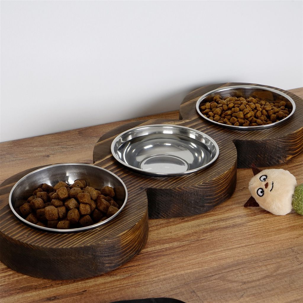 Skye Decor, demi-lune PET010EVL, couleur noyer, colliers Image du produit 