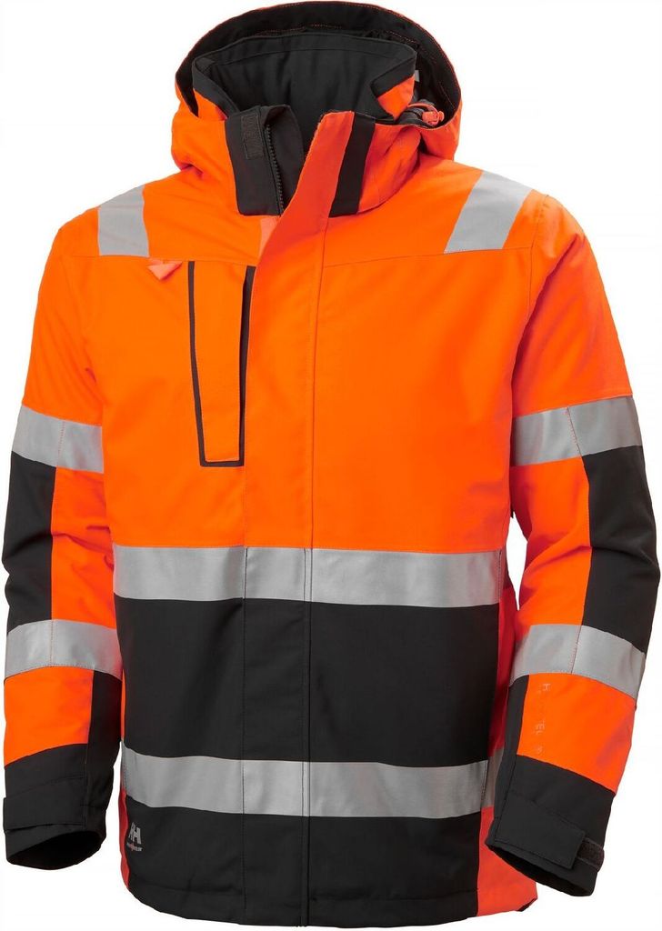 Winterjacke ALNA, warnorange/ebony, Gr.M, Helly Hansen