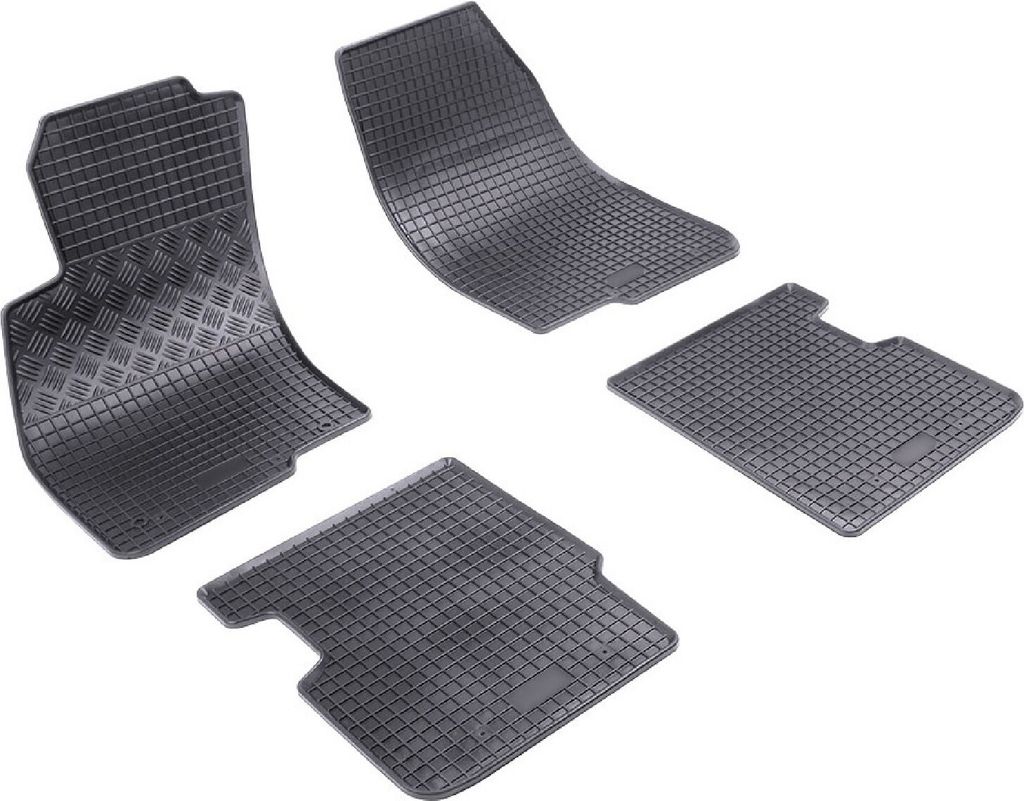 Z542737 Voll-Gummifußmatten passend für Fiat Punto Evo 3 Typ 199 Schrägheck Hatchback 3türer 2009-2011