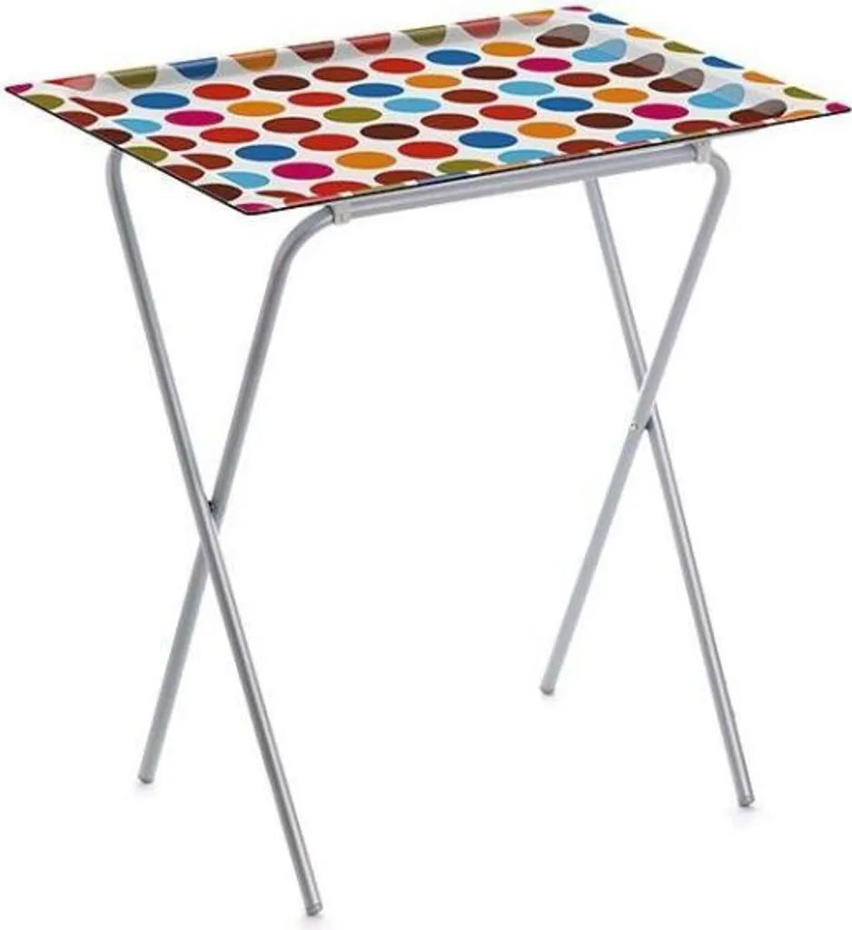 Tavolino ADA Don Hierro: Design Salvaspazio e Vassoio Removibile