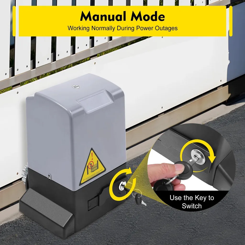 Motorisation pour portail coulissant 550W - Solution kit automatique - 5