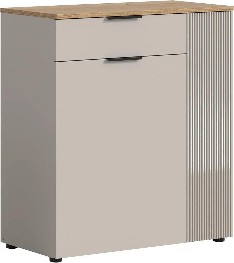 Dites Adieu au Désordre avec la Commode Slide 2 Portes Coloris Cachemire