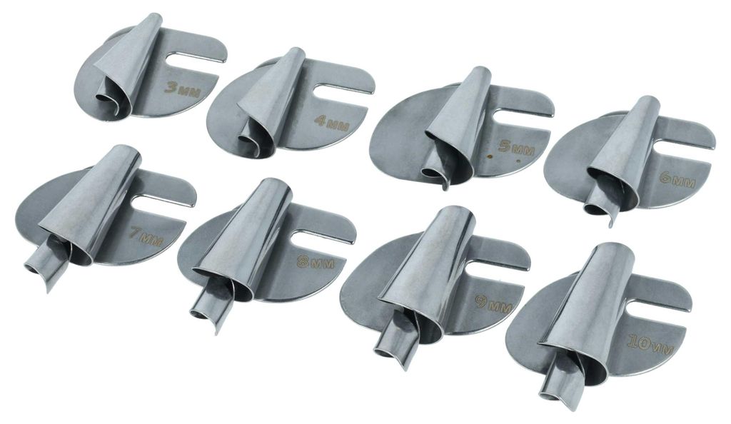 vhbw Rollsaumfuß in 8 Größen 3/4/5/6/7/8/9/10 mm für Produktbild 