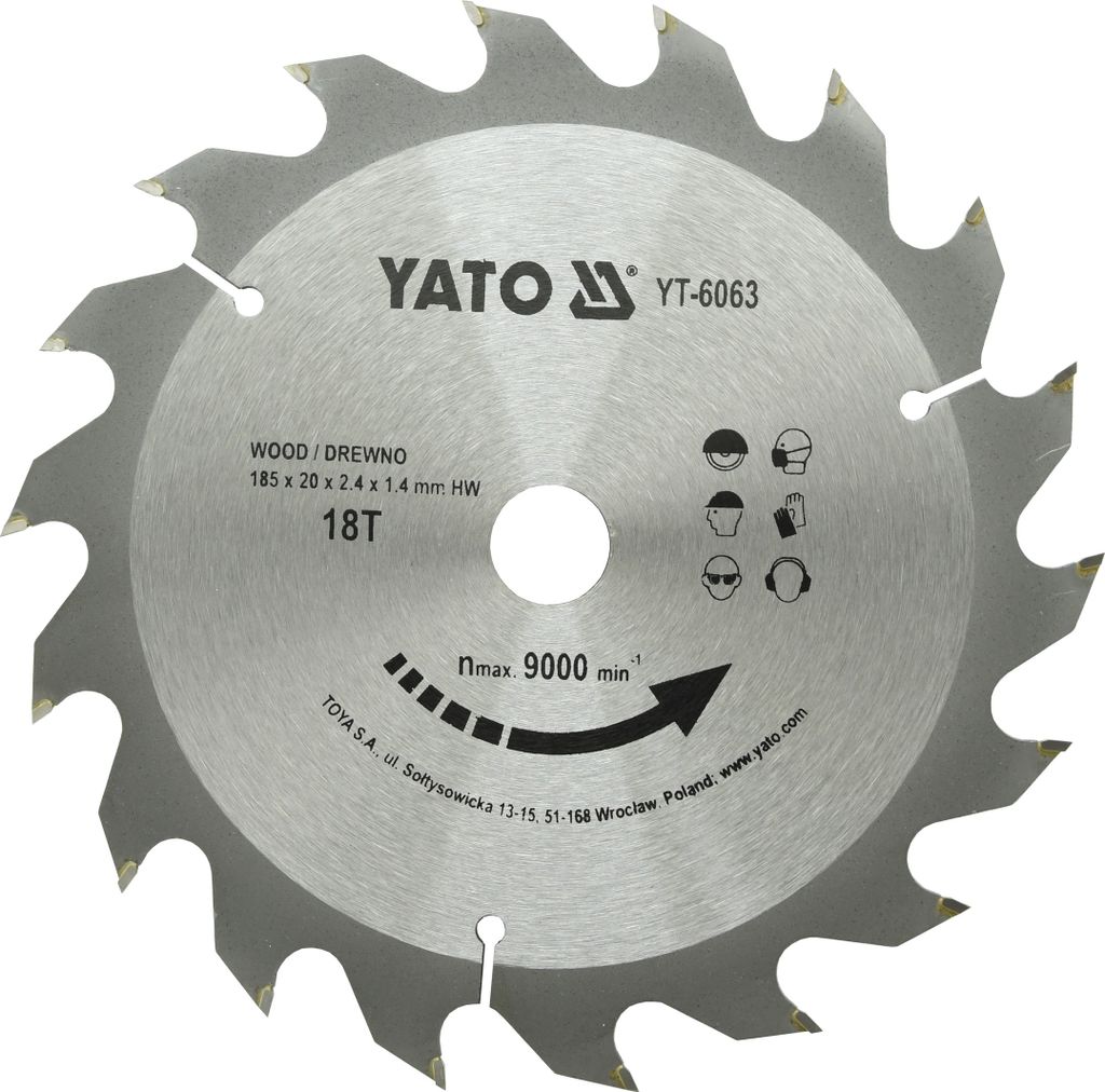 Ruota in legno 185 x 20 mm 18z Immagine del prodotto 