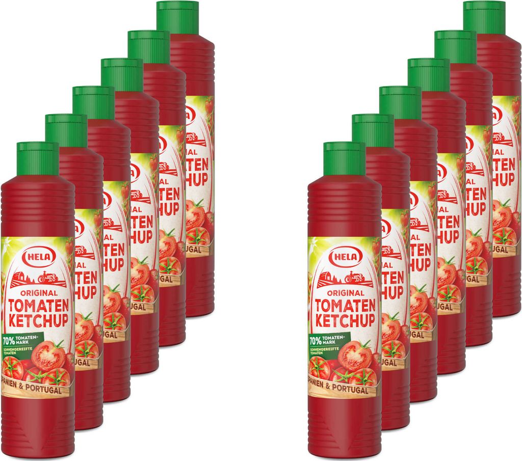 Hela - Original Tomaten Ketchup - 12x 800ml