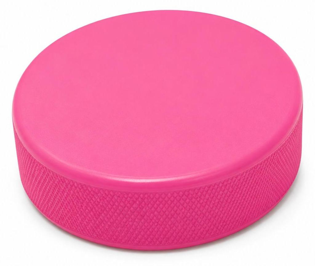 Pinker Eishockeypuck 166g, offizielle Größe und Gewicht Produktbild 