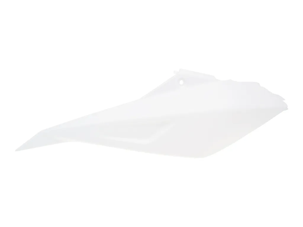 Cache latéral gauche blanc OEM pour Derbi Senda DRD Pro - Carénage Neuf