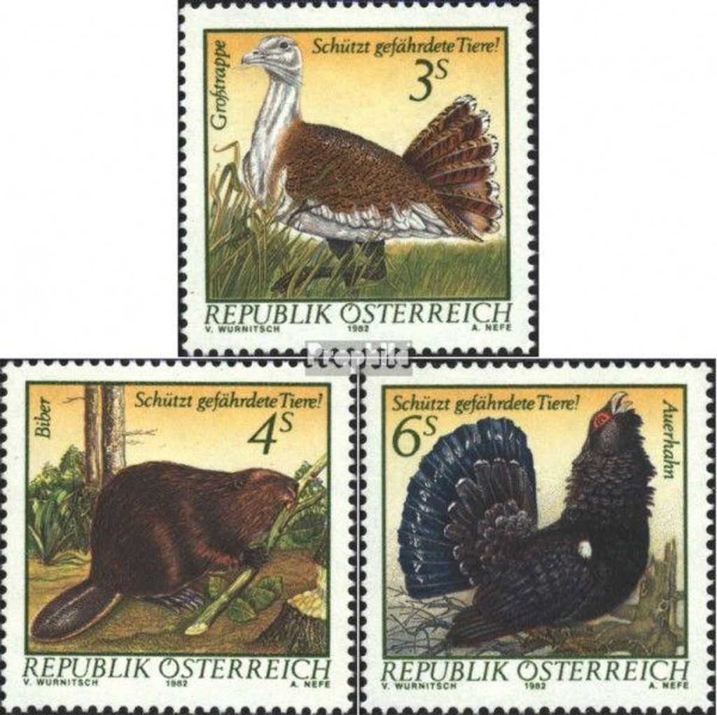 Briefmarken Österreich 1982 Mi 1717-1719 (kompl.Ausg.) Produktbild 