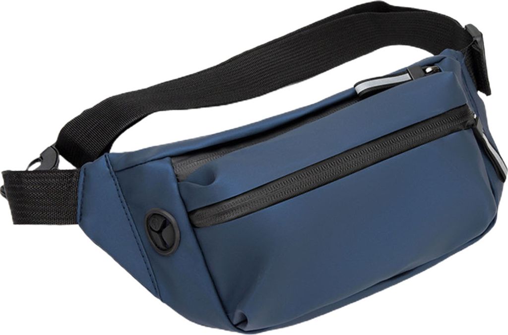 Hüfttasche mit mehreren Taschen, wasserdichtes Oxford-Gewebe, Schnellverschluss, verstellbare Gürteltasche für Herren, Umhängetasche für den A...