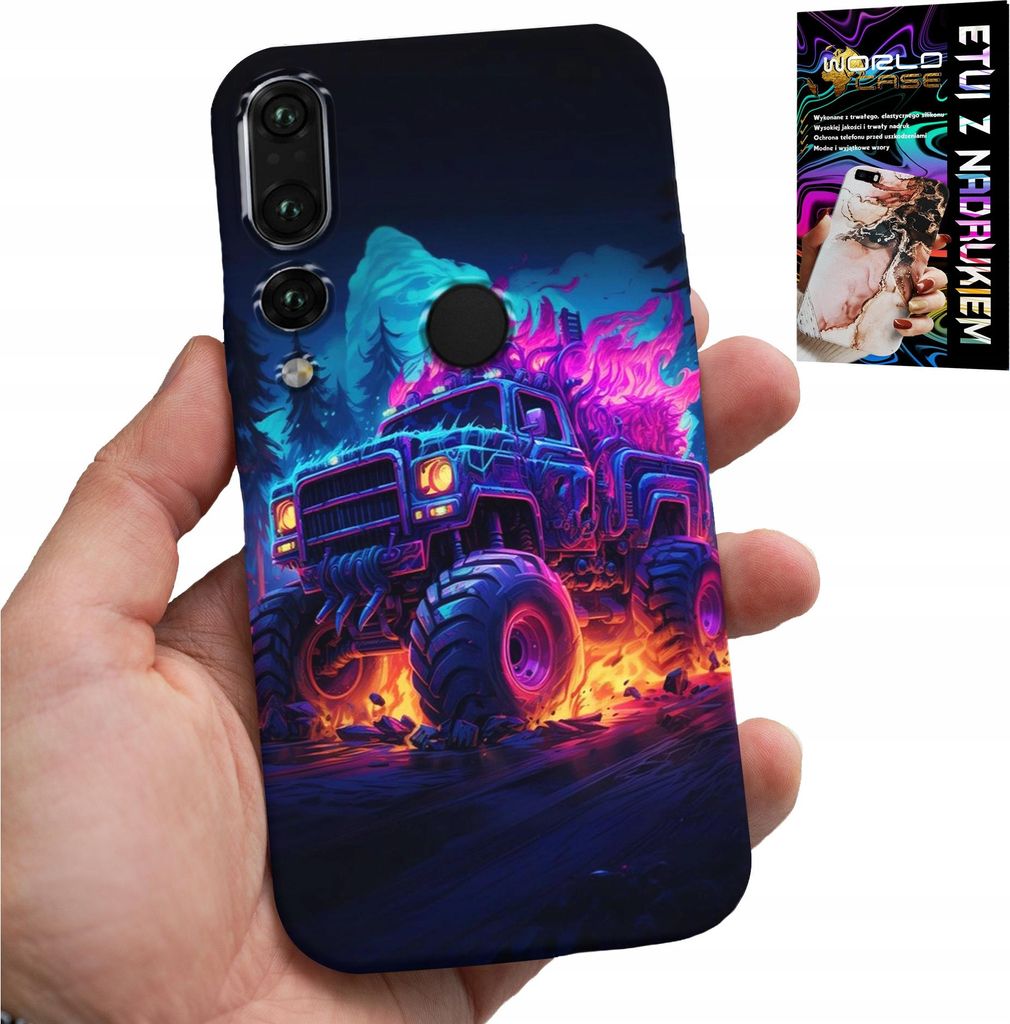 Fall Für Huawei P20 Pro - Monstertruck Mega Truck Designs Fall