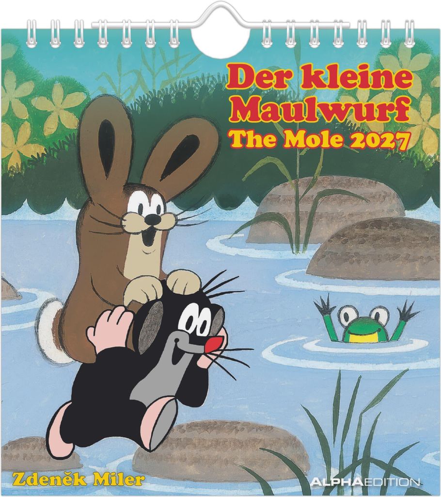 Der kleine Maulwurf Kalender 2027, 16x17 cm, mit Produktbild 