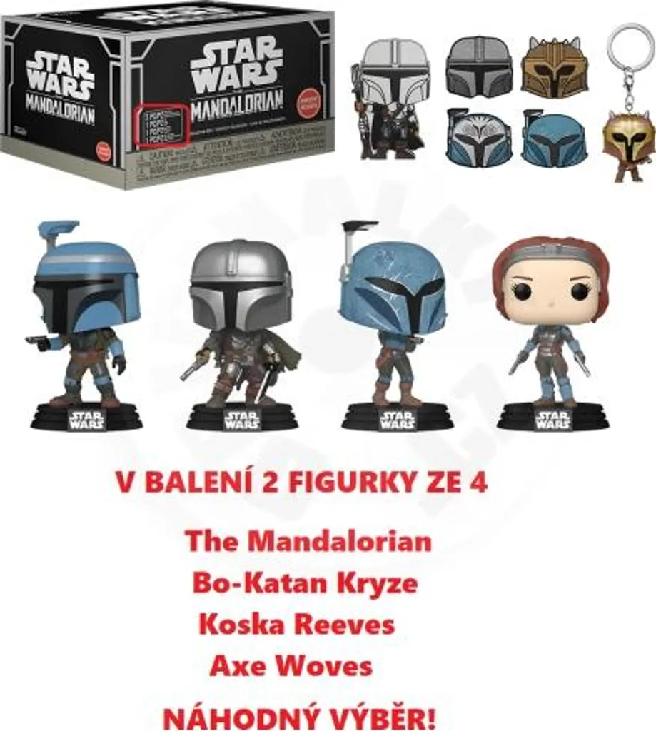 Pack Star Wars Mandalorian Idée Cadeau Collector avec 2 Pop et Accessoires