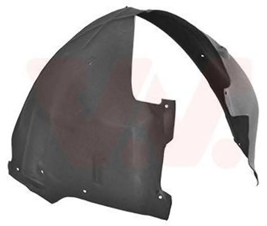 Extension d'aile insonorisée avec coton pour passage de roue Model X gauche