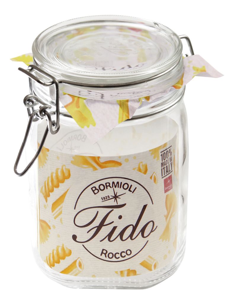 Bormioli Rocco Drahtbügelgläser Fido 1115ml 4 Gläser + Gummi Einmachgläser 58300