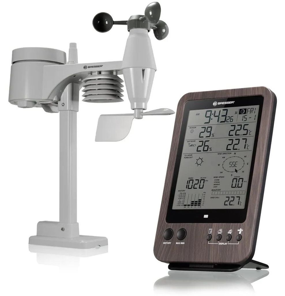 Bresser WTW Profi Wetterstation Funk mit 5 in 1 Produktbild 