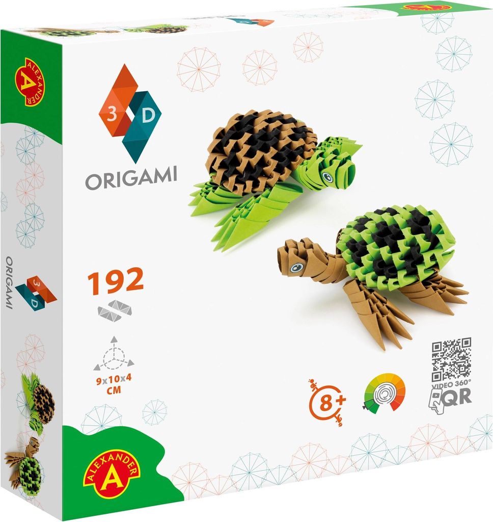 ALEXANDER Origami 3D Tartarughe 23466 Immagine del prodotto 