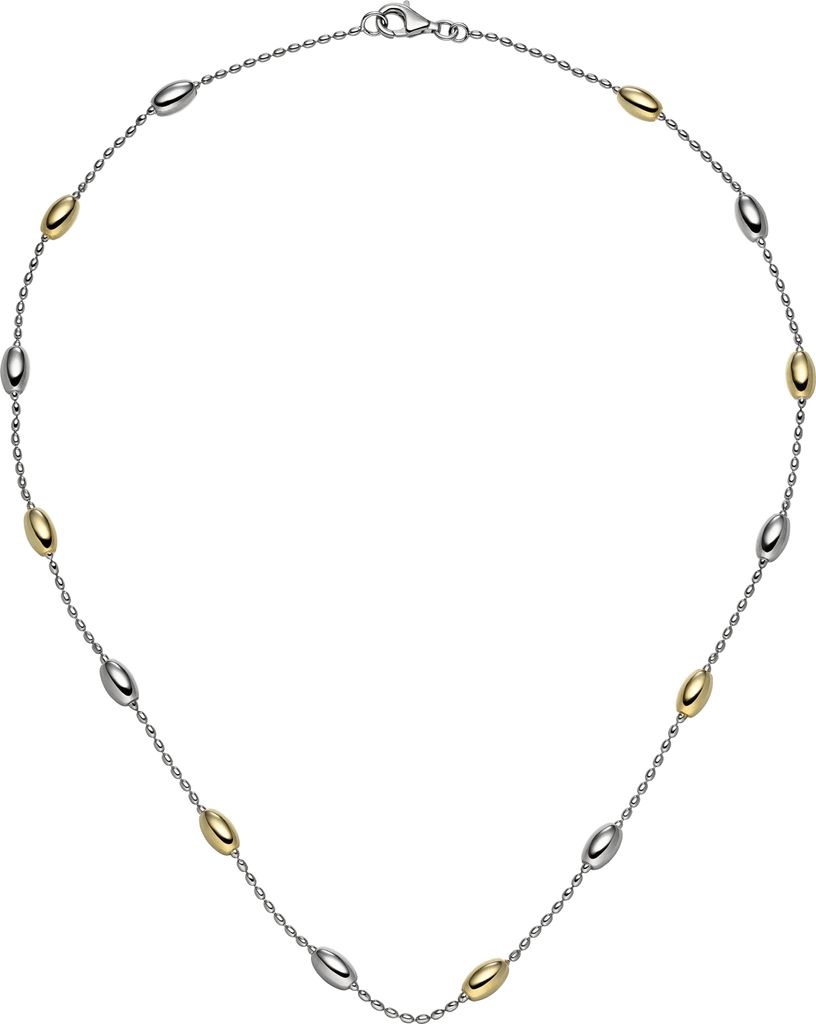 JOBO Collier Halskette 925 Sterling Silber bicolor Produktbild 