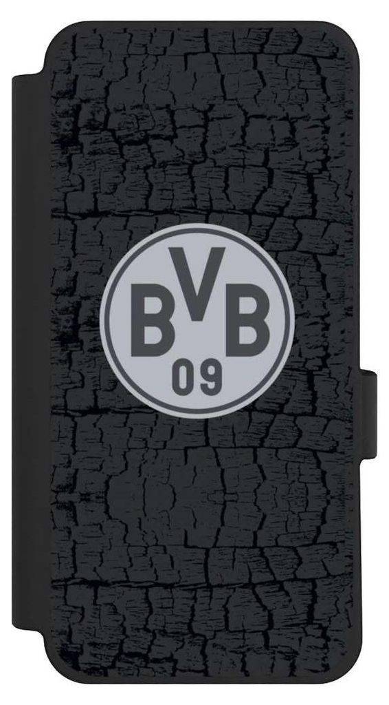 NIVOCASE Klapphülle für Google Pixel 10 Pro XL Handyhülle aus Kunst Leder NIVOflip schwarz BVB Borussia Dortmund Trikot