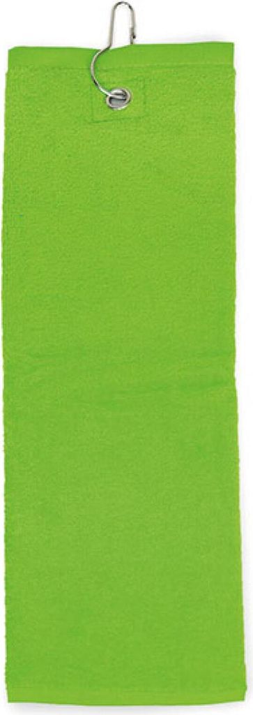 The One Towelling T1-Golf | Golf Towel 40x50 cm - Farbe: Lime Green - Größe: 40 x 50 cm