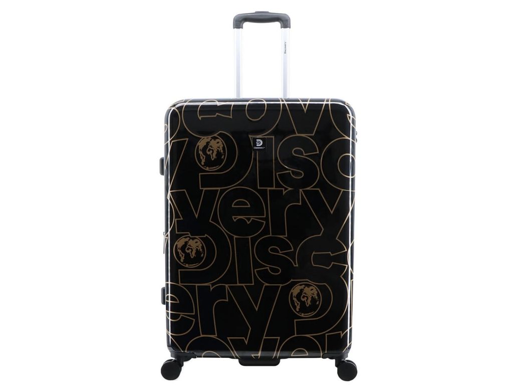 Discovery Koffer Gold mit 4 praktischen Doppelrollen Black One Size