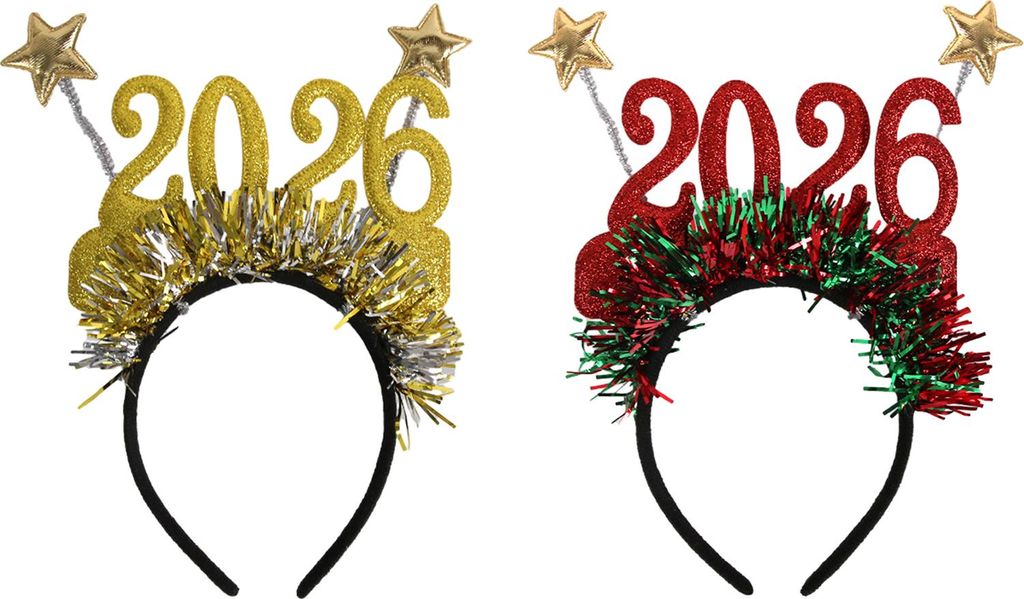 Glitzerndes Haarband 2026 für Silvester, Weihnachtsfeiern und festliche Anlässe – Haaraccessoire mit Sternen