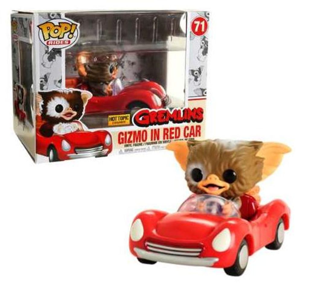 Funko Pop! Movies: Gremlins - Gizmo in Red Car #71 Hot Topic Exclusive Ride