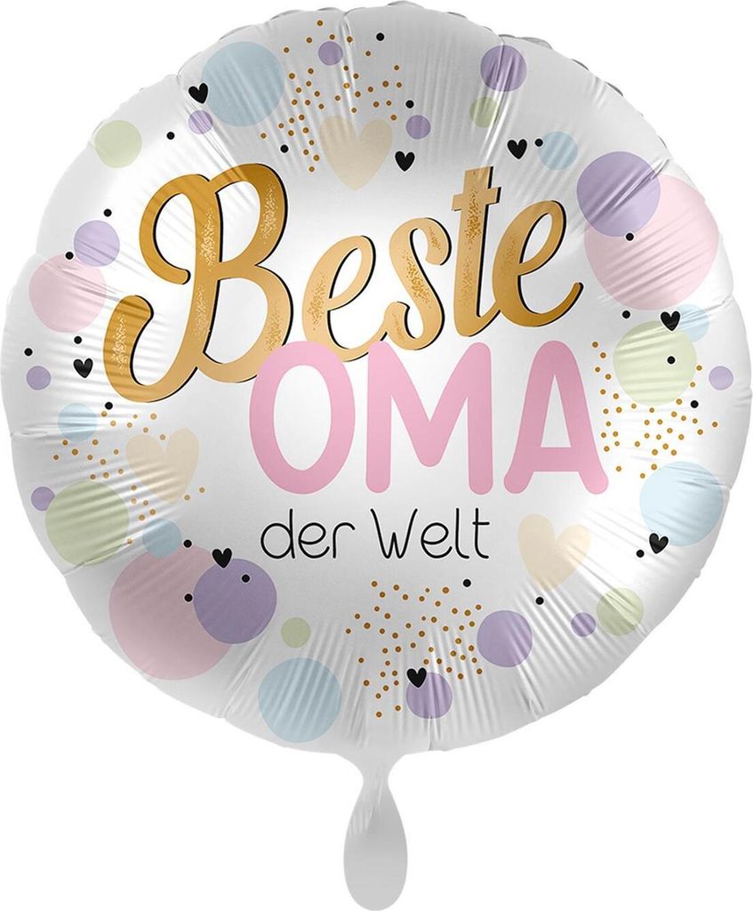 18"/Ø43cm Folienballon "Beste Oma der Welt"