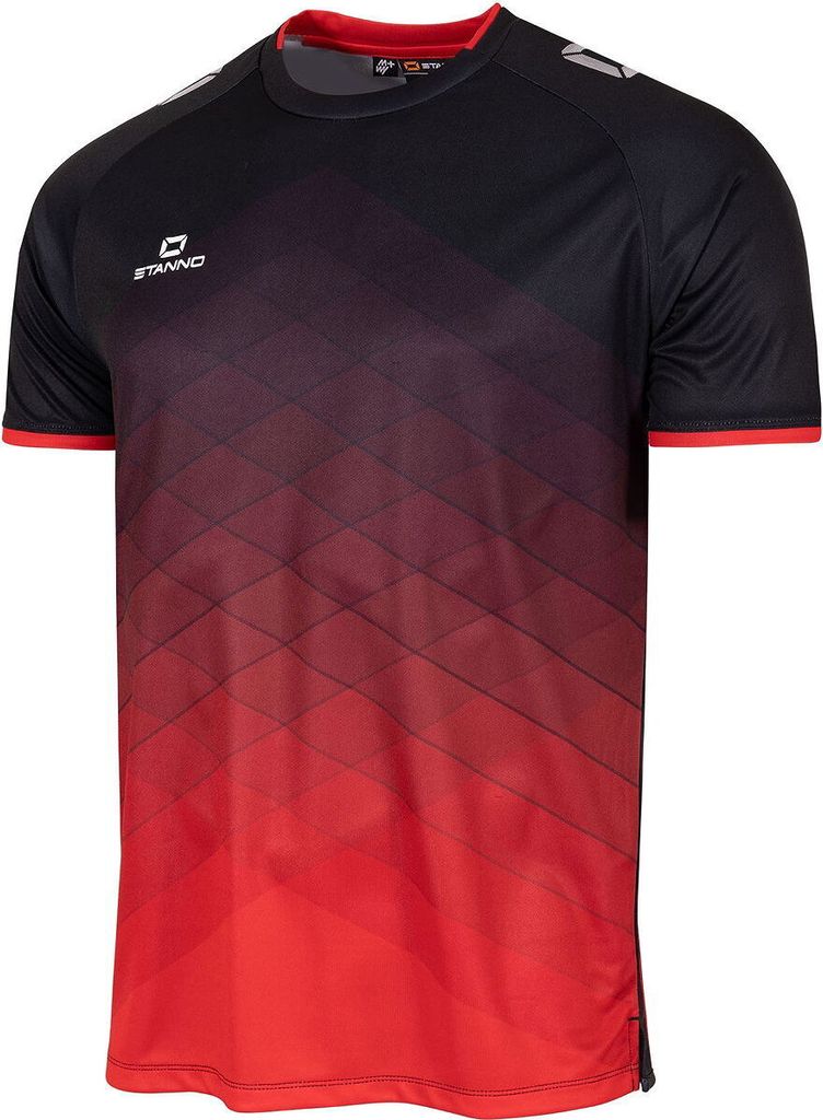 Stanno Altius Trikot Kurzarm Kinder - Schwarz / Rot | Größe: 164