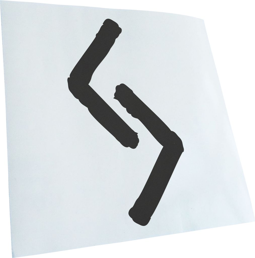 Kiwistar - Autoaufkleber - Futhark JARA Rune - Neon Matt - Aufkleber für Auto Kfz Fahrrad, LKW, Truck Mofa