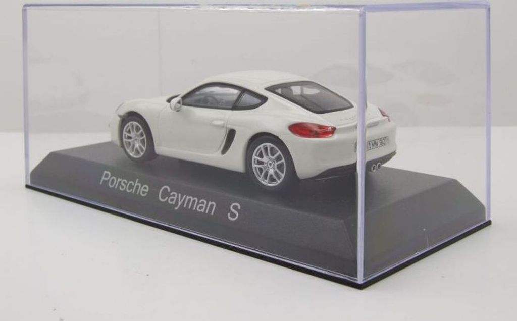 Norev 750037 Porsche Cayman S weiss 2013 Maßstab 1:43 Produktbild 9