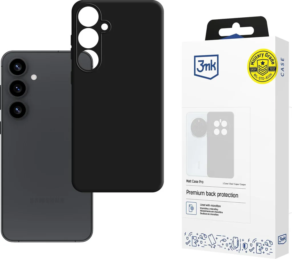 Samsung S25+ Cover 3mk Matt Case Pro | Testata e Garantita