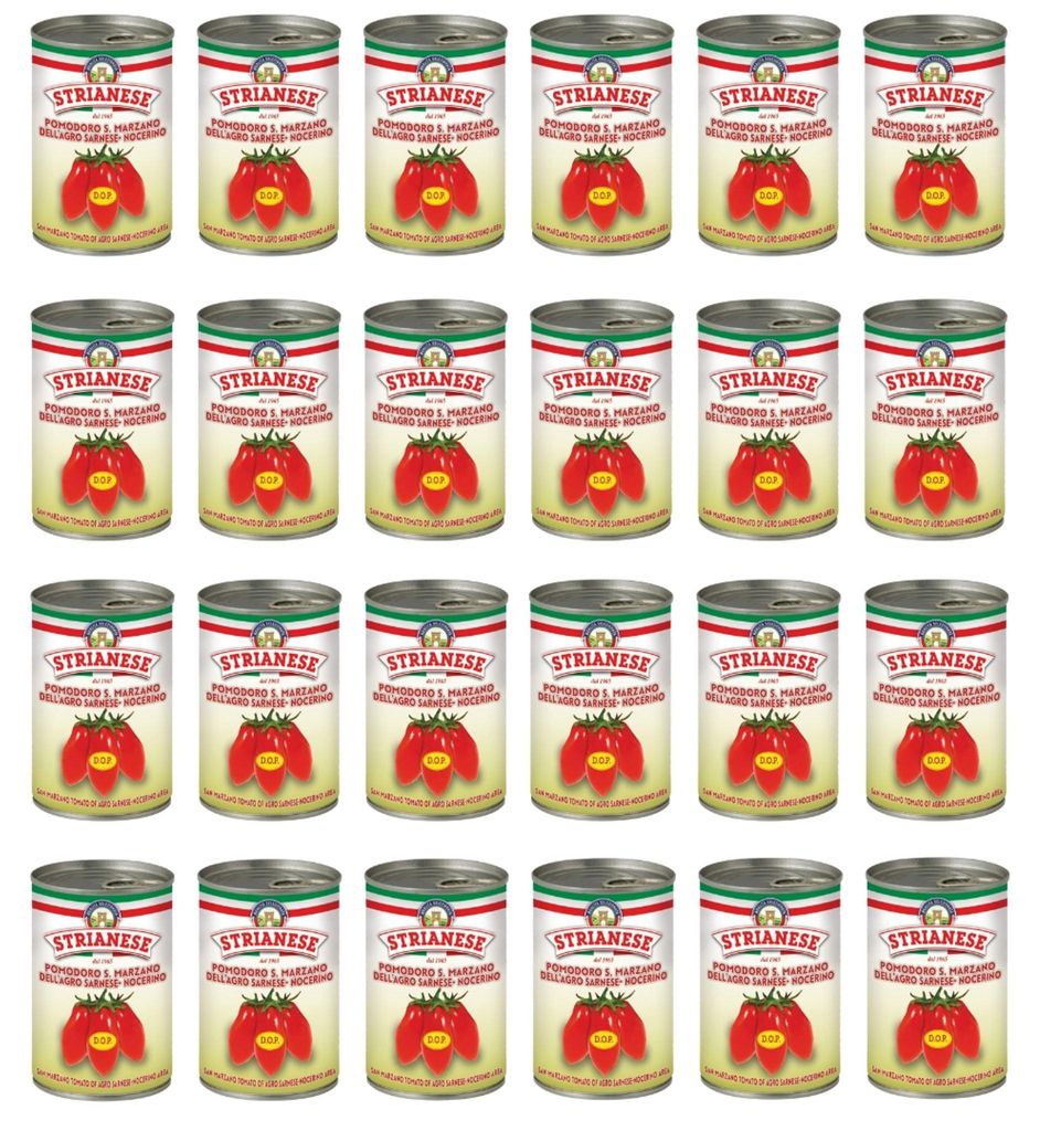 Tomates San Marzano 400 g x 24 - Strianese Image du produit 