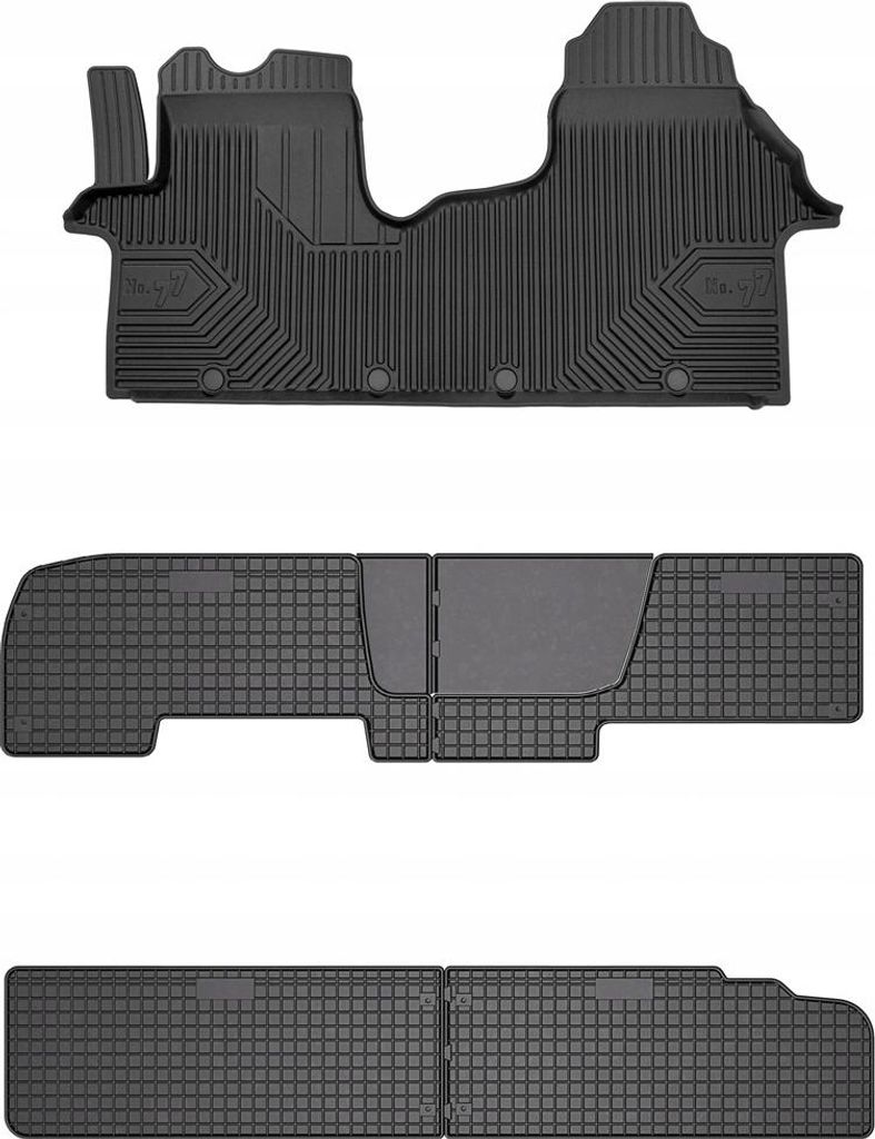 Tapis en caoutchouc Renault Trafic 3 2014-2024 9 personnes Image du produit 