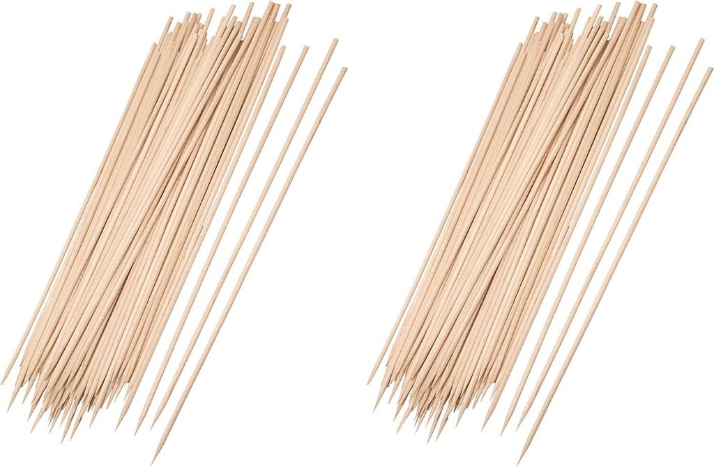 Schaschlikspieße Holz 25cm / Ø3mm Grillspieße - Holzspieße 200 Stück