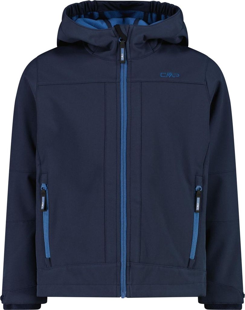 Cmp Boy Softshell Jacket Fix Hood B.blue-Bluestone B.blue-Bluestone 140