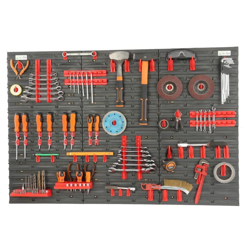 Solution de rangement pour petits outils : Mur d'Atelier 68 pièces - 6